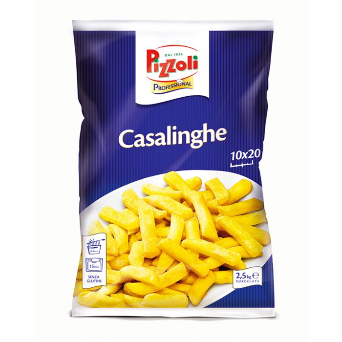 PATATE PIZZOLI CASALINGHE STEAKHOUSE 10X20MM SENZA GLUTINE SURGELATO KG.2,5X4