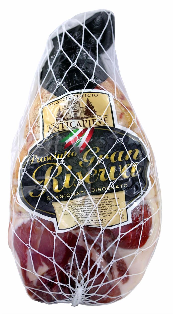 PROSCIUTTO CRUDO G/PIEVE ADDOBBO STAGIONATO SOTTOVUOTO ANTICA PIEVE