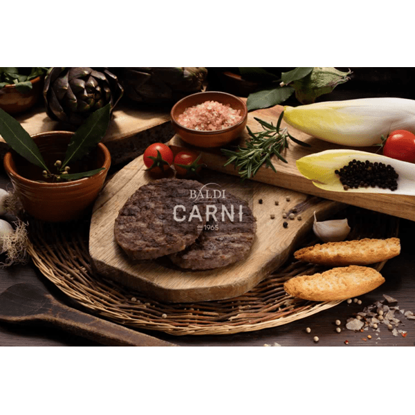 BALDI HAMBURGER DI BOVINO GR.100 CON SCOTTONA SENZA GLUTINE SURGELATO