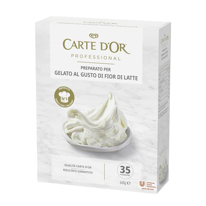 GELATO AL FIOR DI LATTE GR.660 35 PORZIONI CARTE D'OR