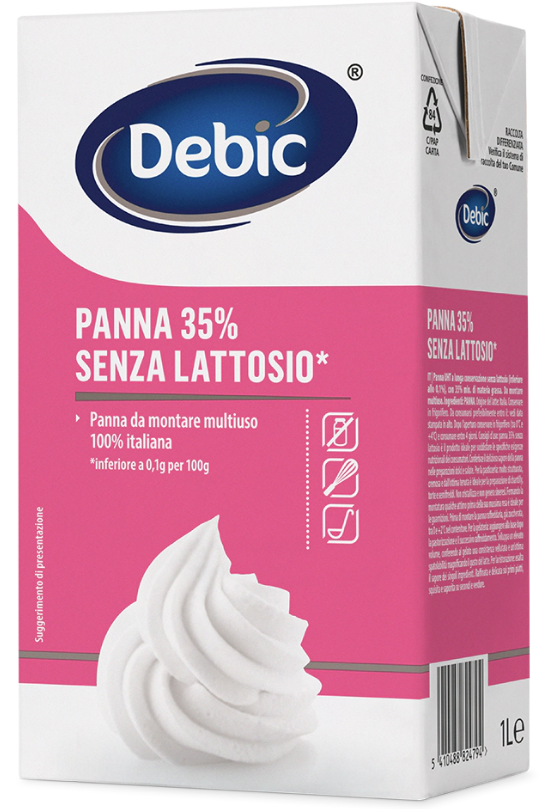 DEBIC PANNA SENZA LATTOSIO 35% UHT LT.1