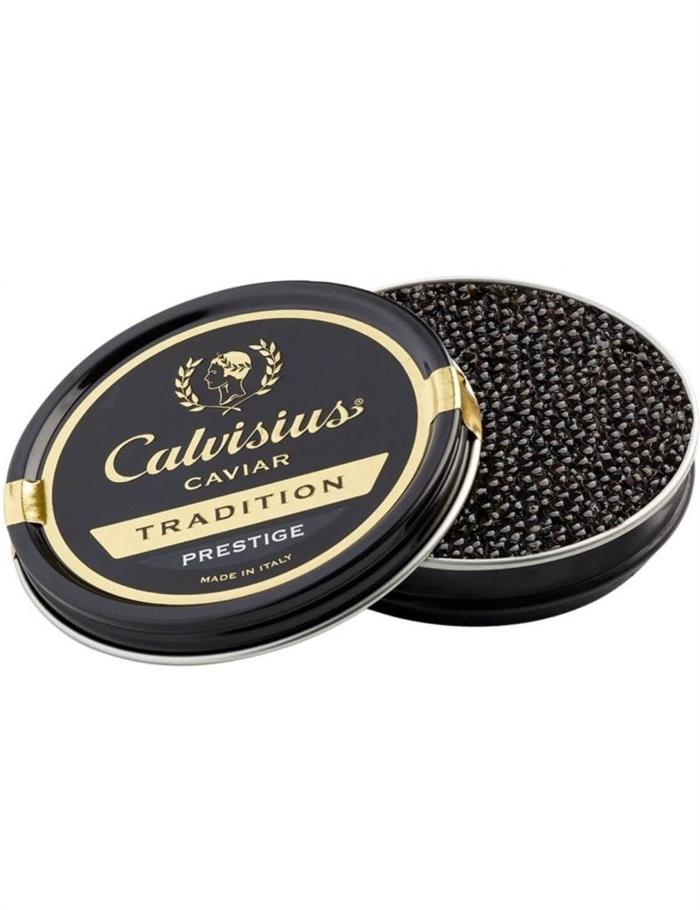 CAVIALE CALVISIUS TRADITION PRESTIGE GR.10 STORIONE BIANCO - ACIPENSER TRANSMONTANUS