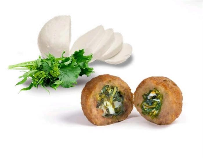POLPETTE RAPE E MOZZARELLA GR.20 F/FIORE GR.1000 PRONTO FORNO SURGELATO