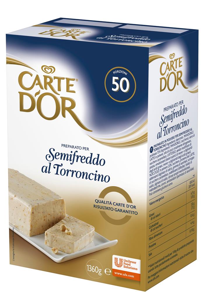 SEMIFREDDO AL TORRONCINO CARTE D'OR