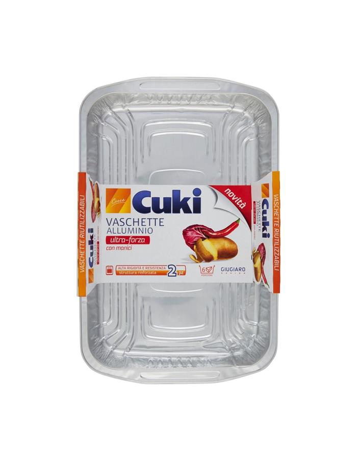 CONTENITORE 4 ALLUMINIO R86 50PZ 6 PORZIONI  CUKI PROFESSIONAL