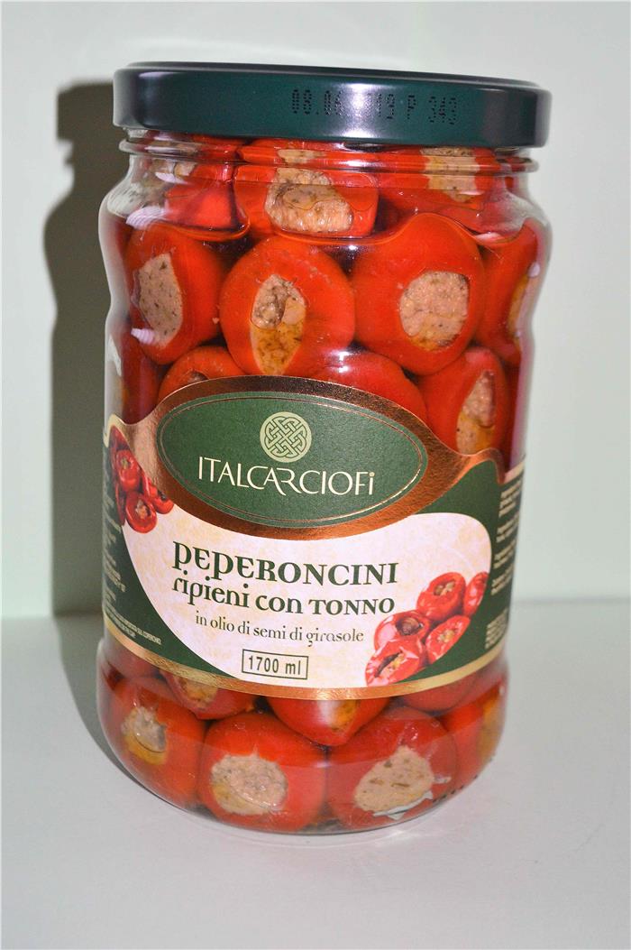 PEPERONCINI TONNO E CAPPERI ITALCARCIOFI ML.1700