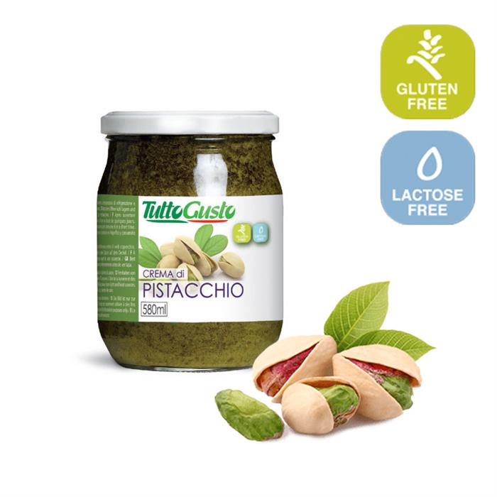 CREMA DI PISTACCHIO GR.500 SENZA GLUTINE E SENZA LATTOSIO TUTTO GUSTO